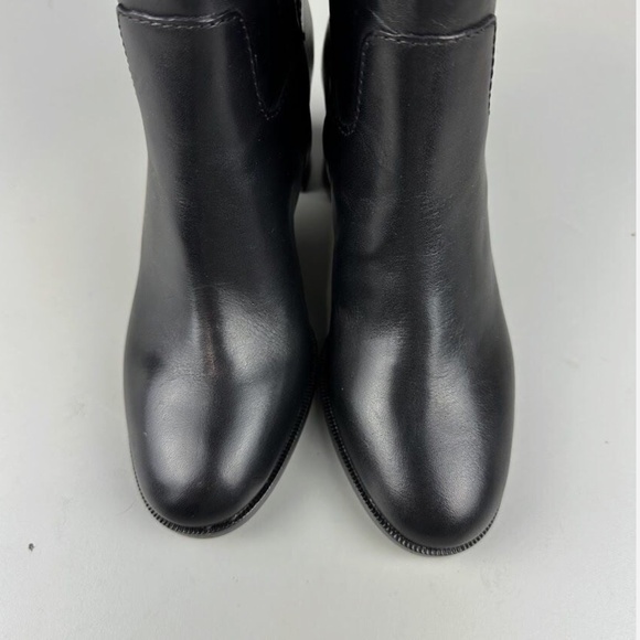 BNIB Madewell Leather Selina Tall Boot Black -8 - Picture 3 of 9
